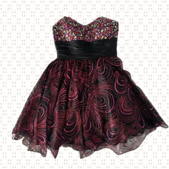 Multi-Color Short Dress - Picture 1 of 2